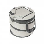 COAST. Cooler. Sacola t&eacute;rmica flex&iacute;vel 13 L em 600D - Branco pastel