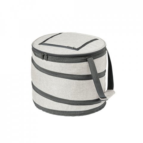 COAST. Cooler. Sacola t&eacute;rmica flex&iacute;vel 13 L em 600D - Branco pastel