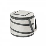 COAST. Cooler. Sacola t&eacute;rmica flex&iacute;vel 13 L em 600D - Branco pastel