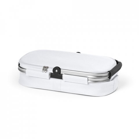 BASKIT. Cooler. Sacola t&eacute;rmica flex&iacute;vel em 600D 25 L - Branco