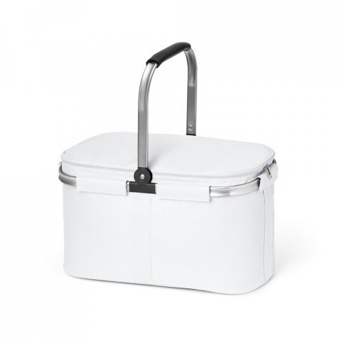 BASKIT. Cooler. Sacola t&eacute;rmica flex&iacute;vel em 600D 25 L - Branco