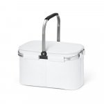 BASKIT. Cooler. Sacola t&eacute;rmica flex&iacute;vel em 600D 25 L - Branco