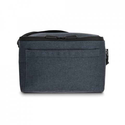 REPURPOSE COOLER. Cooler. Bolsa t&eacute;rmica em poli&eacute;ster reciclado 600D com interior forrado em PEVA 6 L - Azul