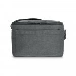 REPURPOSE COOLER. Cooler. Bolsa t&eacute;rmica em poli&eacute;ster reciclado 600D com interior forrado em PEVA 6 L - Cinza