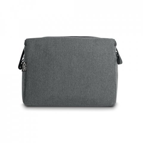 REPURPOSE COOLER. Cooler. Bolsa t&eacute;rmica em poli&eacute;ster reciclado 600D com interior forrado em PEVA 6 L - Cinza