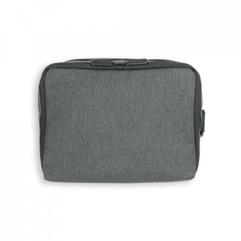 REPURPOSE COOLER. Cooler. Bolsa t&eacute;rmica em poli&eacute;ster reciclado 600D com interior forrado em PEVA 6 L - Cinza