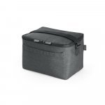 REPURPOSE COOLER. Cooler. Bolsa t&eacute;rmica em poli&eacute;ster reciclado 600D com interior forrado em PEVA 6 L - Cinza