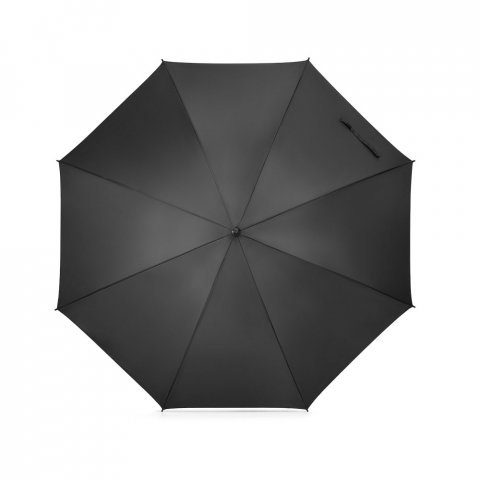 EIGER. Guarda-chuva de grande portaria em poli&eacute;ster pongee 190T - Preto