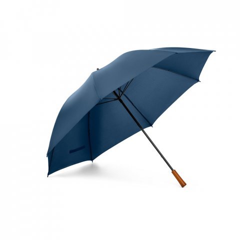 EIGER. Guarda-chuva de grande portaria em poli&eacute;ster pongee 190T - Azul
