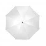 EIGER. Guarda-chuva de grande portaria em poli&eacute;ster pongee 190T - Branco