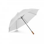 EIGER. Guarda-chuva de grande portaria em poli&eacute;ster pongee 190T - Branco