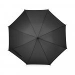 RENO. Guarda-chuva em poli&eacute;ster pongee 190T com abertura autom&aacute;tica - Preto