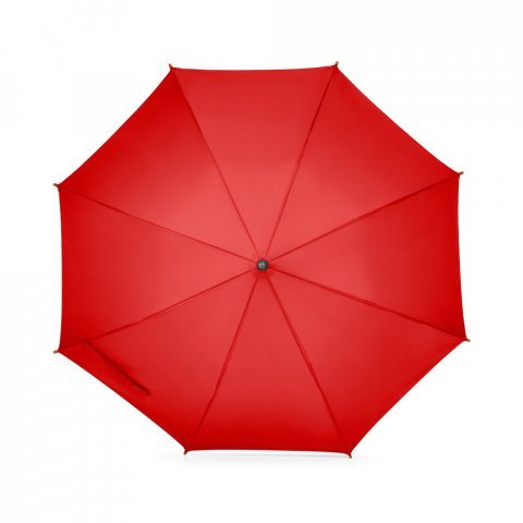 RENO. Guarda-chuva em poli&eacute;ster pongee 190T com abertura autom&aacute;tica - Vermelho