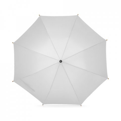 RENO. Guarda-chuva em poli&eacute;ster pongee 190T com abertura autom&aacute;tica - Branco