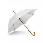 RENO. Guarda-chuva em poli&eacute;ster pongee 190T com abertura autom&aacute;tica - Branco