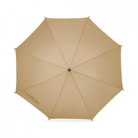 RENO. Guarda-chuva em poli&eacute;ster pongee 190T com abertura autom&aacute;tica - Marron claro