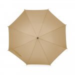 RENO. Guarda-chuva em poli&eacute;ster pongee 190T com abertura autom&aacute;tica - Marron claro