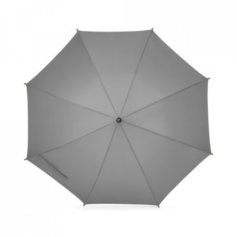 RENO. Guarda-chuva em poli&eacute;ster pongee 190T com abertura autom&aacute;tica - Cinza