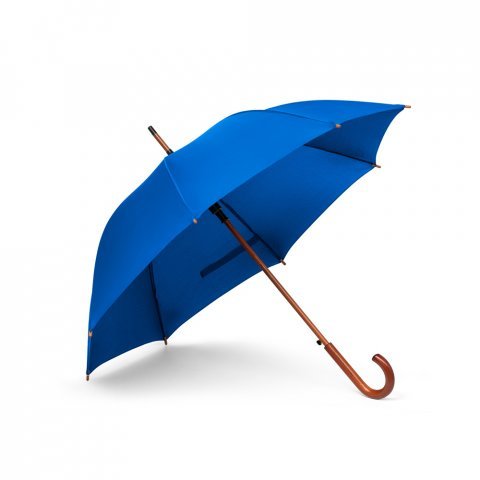RENO. Guarda-chuva em poli&eacute;ster pongee 190T com abertura autom&aacute;tica - Azul claro
