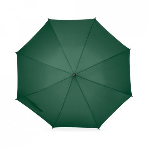 RENO. Guarda-chuva em poli&eacute;ster pongee 190T com abertura autom&aacute;tica - Verde escuro