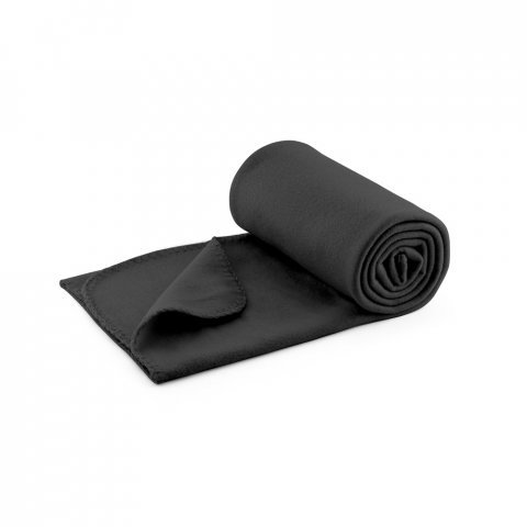 SULENA. Manta em tecido polar (180 g/m&sup2;) - Preto