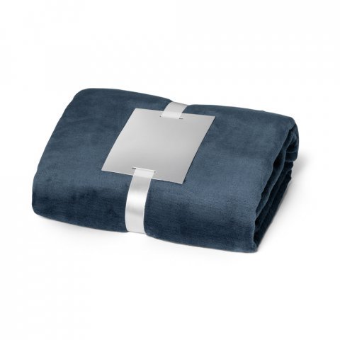 DYLEAF. Manta em tecido polar (240 g/m&sup2;) com acabamento aveludado - Azul