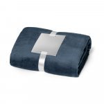 DYLEAF. Manta em tecido polar (240 g/m&sup2;) com acabamento aveludado - Azul