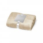 DYLEAF. Manta em tecido polar (240 g/m&sup2;) com acabamento aveludado - Bege