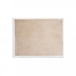 HEIDEN. Manta revers&iacute;vel em tecido polar (190 g/m&sup2;) acetinado com forro sherpa (225 g/m&sup2;), - Bege