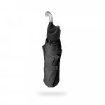 ARON. Guarda-chuva, dobr&aacute;vel, de 21'' em poli&eacute;ster 100% reciclado pongee 190T - Preto