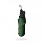 ARON. Guarda-chuva, dobr&aacute;vel, de 21'' em poli&eacute;ster 100% reciclado pongee 190T - Verde escuro