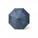 SKYLAR. Guarda-chuva 2 em 1 com sacola de compras em poli&eacute;ster reciclado incluso - Azul