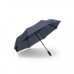 GUSTAVO. Guarda-chuva, dobr&aacute;vel, em poli&eacute;ster 100% reciclado pongee 190T com abertura e fecho autom&aacute;tico - Azul