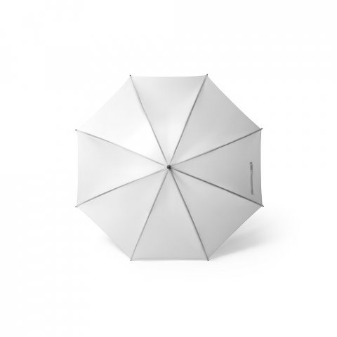 ROBERTO II. Guarda-chuva em poli&eacute;ster 190T - Branco