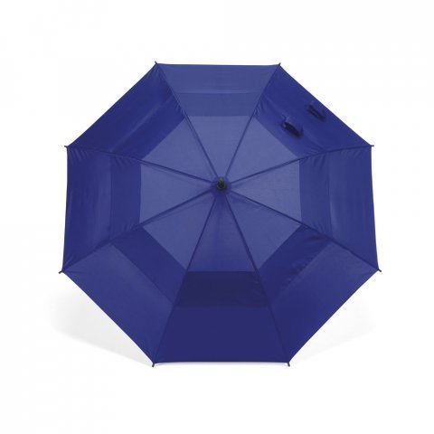 RUBY. Guarda-chuva em poli&eacute;ster 100% reciclado 190T com abertura autom&aacute;tica - Azul