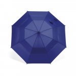 RUBY. Guarda-chuva em poli&eacute;ster 100% reciclado 190T com abertura autom&aacute;tica - Azul