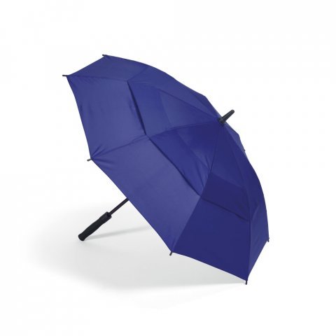 RUBY. Guarda-chuva em poli&eacute;ster 100% reciclado 190T com abertura autom&aacute;tica - Azul