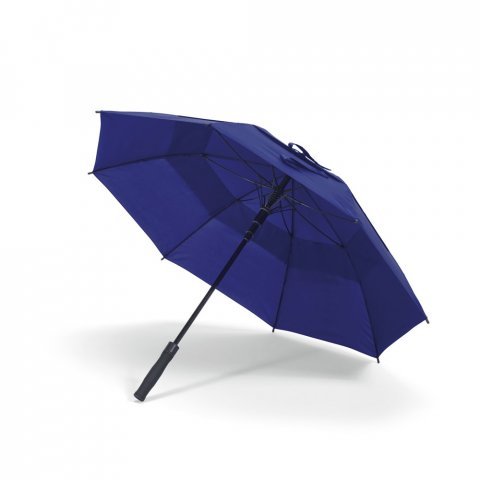RUBY. Guarda-chuva em poli&eacute;ster 100% reciclado 190T com abertura autom&aacute;tica - Azul