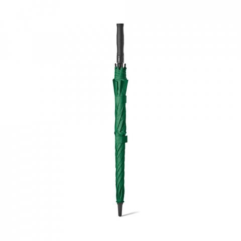 RUBY. Guarda-chuva em poli&eacute;ster 100% reciclado 190T com abertura autom&aacute;tica - Verde escuro