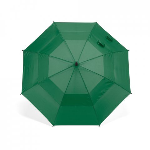 RUBY. Guarda-chuva em poli&eacute;ster 100% reciclado 190T com abertura autom&aacute;tica - Verde escuro