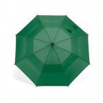 RUBY. Guarda-chuva em poli&eacute;ster 100% reciclado 190T com abertura autom&aacute;tica - Verde escuro
