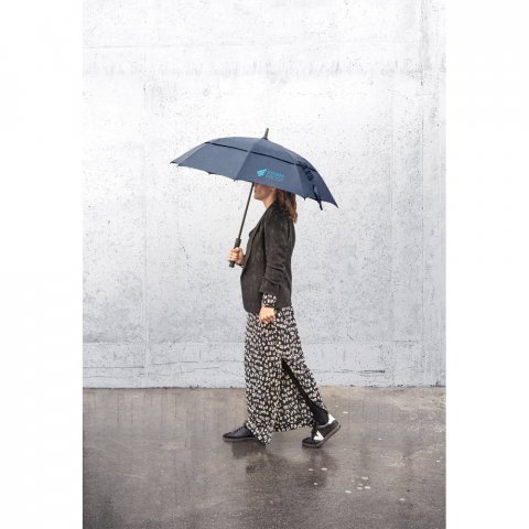 RUBY. Guarda-chuva em poli&eacute;ster 100% reciclado 190T com abertura autom&aacute;tica