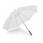 ROBERTO. Guarda-chuva em poli&eacute;ster 190T - Branco