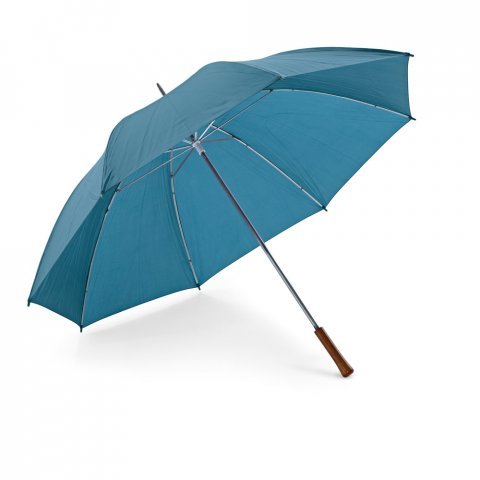 ROBERTO. Guarda-chuva em poli&eacute;ster 190T - Azul petr&oacute;leo
