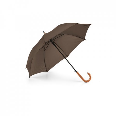 PATTI. Guarda-chuva em poli&eacute;ster 190T com abertura autom&aacute;tica - Marron