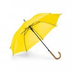 PATTI. Guarda-chuva em poli&eacute;ster 190T com abertura autom&aacute;tica - Amarelo