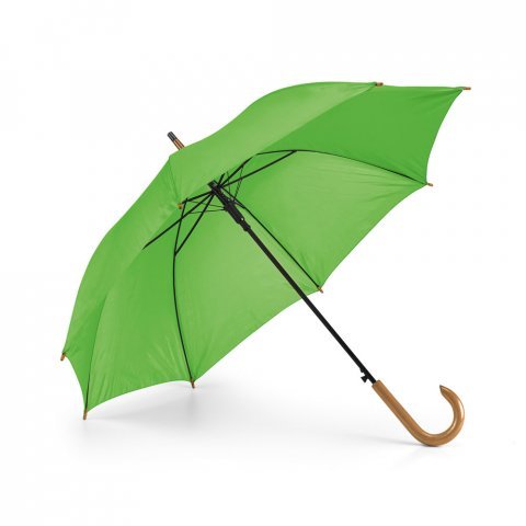 PATTI. Guarda-chuva em poli&eacute;ster 190T com abertura autom&aacute;tica - Verde claro