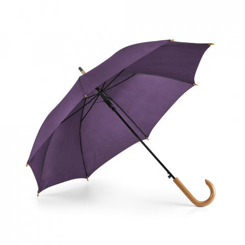 PATTI. Guarda-chuva em poli&eacute;ster 190T com abertura autom&aacute;tica - Roxo