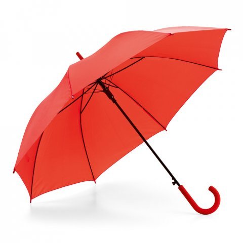 MICHAEL. Guarda-chuva em poli&eacute;ster 190T com abertura autom&aacute;tica - Vermelho