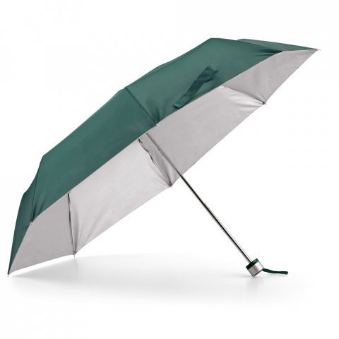 TIGOT. Guarda-chuva, dobr&aacute;vel, em poli&eacute;ster 190T - Verde